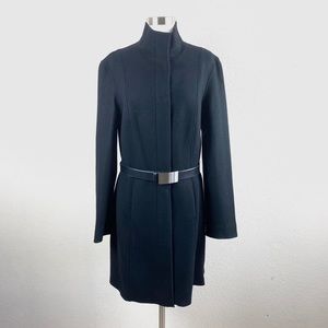Bebe Coat NWT Midi Belted